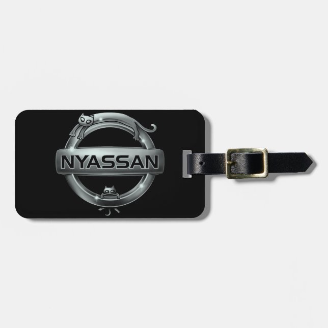 Etiqueta De Bagagem cat emblem 2 (Frente Horizontal)