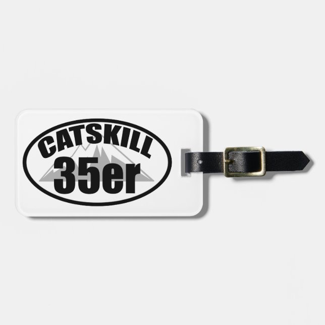 Etiqueta De Bagagem Catskill 35er (Frente Horizontal)