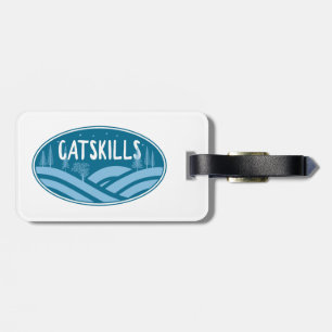 Etiqueta De Bagagem Catskills Nova York ao Ar Livre