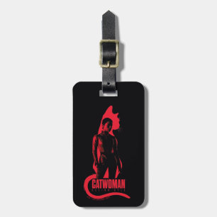 Etiqueta De Bagagem CatWomen Selina Kyle Cat Silhouette