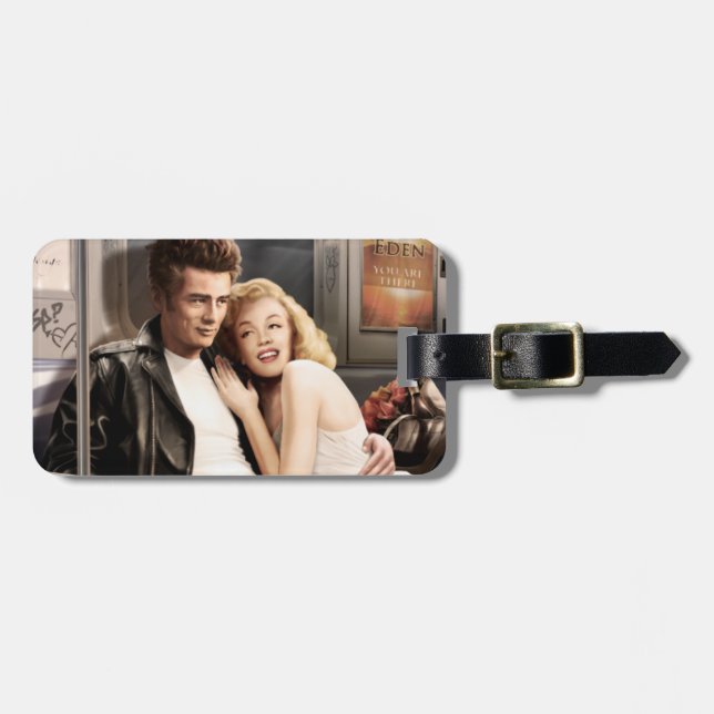 Etiqueta De Bagagem Cavaleiros do metro (Frente Horizontal)