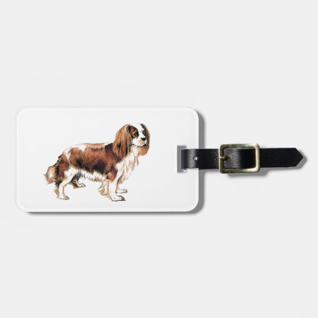 Etiqueta De Bagagem Cavalier King Charles Spaniel (Frente Horizontal)