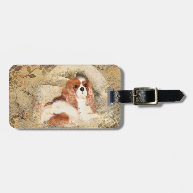Etiqueta De Bagagem Cavalier King Charles Spaniel (Frente Horizontal)
