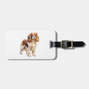 Etiqueta De Bagagem Cavalier King Charles Spaniel impressão Dog art im