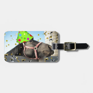 Etiqueta De Bagagem Cavalo-animal de festa