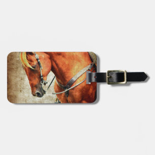 Etiqueta De Bagagem Cavalo ocidental