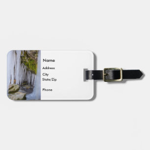 Etiqueta De Bagagem Cavernas Icicles
