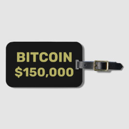 Etiqueta De Bagagem Celebração do Bitcoin 150000