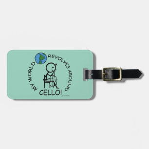 Etiqueta De Bagagem Cello - O Mundo Revola-se
