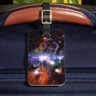 Etiqueta De Bagagem Centro Galáctico da Via Látea Galaxy X-Ray Hubble