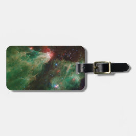 Etiqueta De Bagagem Cepheus B e C Nebulosa Verde