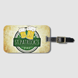 Etiqueta De Bagagem Cervejas do Dia de São Patrício