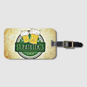 Etiqueta De Bagagem Cervejas do Dia de São Patrício