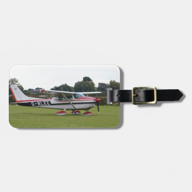 Etiqueta De Bagagem Cessna 182Q (Frente Horizontal)