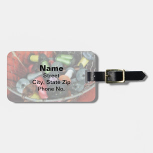 Etiqueta De Bagagem Cesta de Arame Com Linha