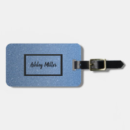 Etiqueta De Bagagem Céu azul brilhante elegante