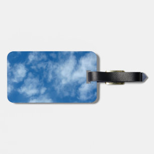 Etiqueta De Bagagem Céu azul com foto das nuvens