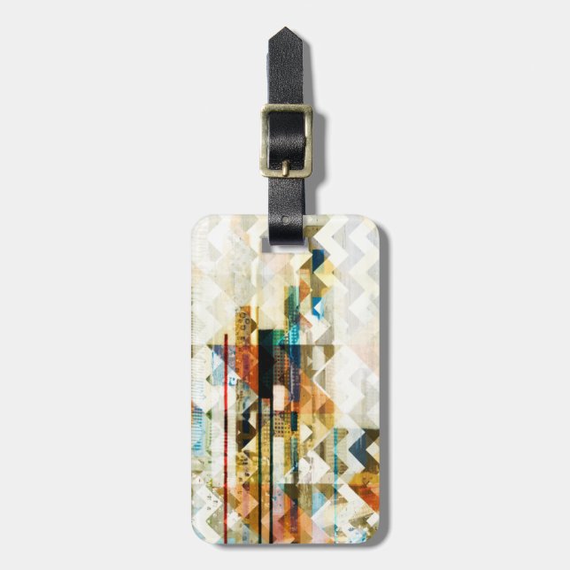 Etiqueta De Bagagem Cevron Urbano II (Frente Vertical)