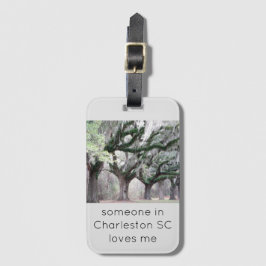 Etiqueta De Bagagem Charleston Love Luhole Tag