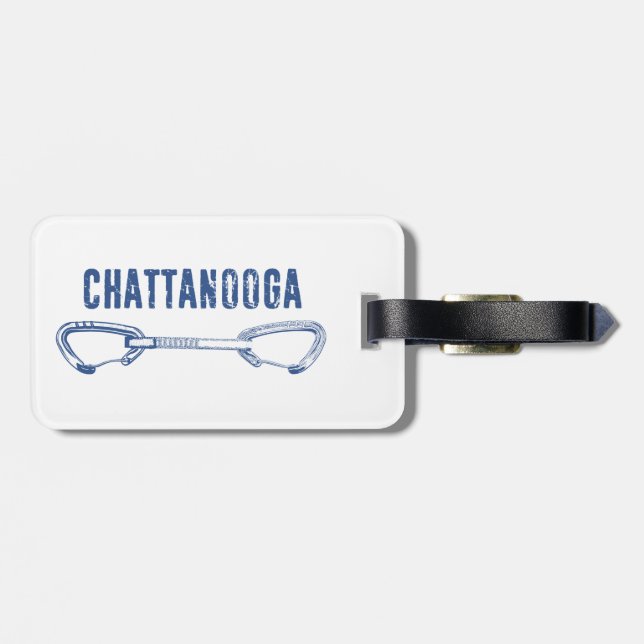 Etiqueta De Bagagem Chattanooga Subindo Rápido (Traseira Horizontal)