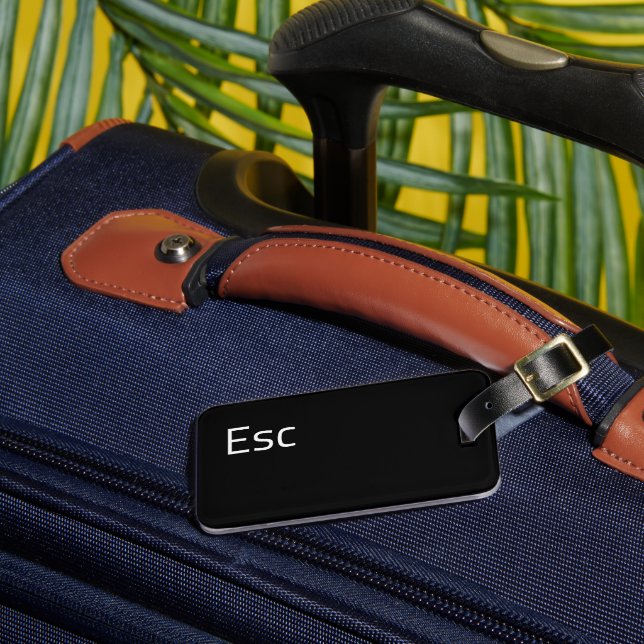 Etiqueta De Bagagem Chave do Computador Esc (Escape) (Frente Insitu 3)
