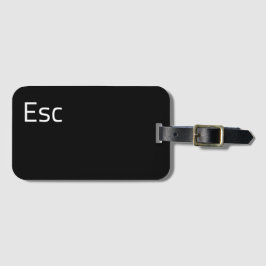 Etiqueta De Bagagem Chave do Computador Esc (Escape)