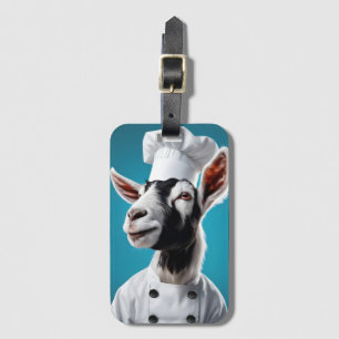Etiqueta De Bagagem Chef Goat