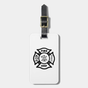 Etiqueta De Bagagem Chefe dos bombeiros
