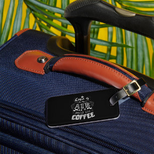 Etiqueta De Bagagem Cheira A Café