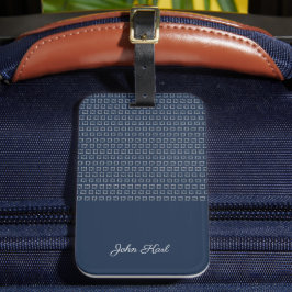Etiqueta De Bagagem Chic de Nome Personalizado
