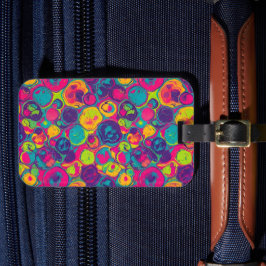 Etiqueta De Bagagem Chic Multicolor