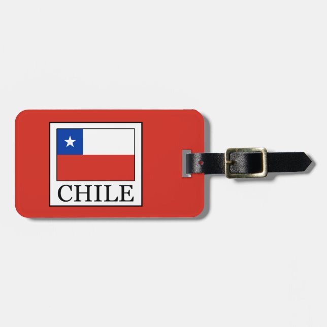 Etiqueta De Bagagem Chile (Frente Horizontal)