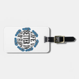 Etiqueta De Bagagem Chinelos - Vida nos Chinelos