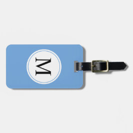 ETIQUETA DE BAGAGEM CHIQUE LUGGAGE/BAG TAG_MODERN 153 BLUE/WHITE/BLACK
