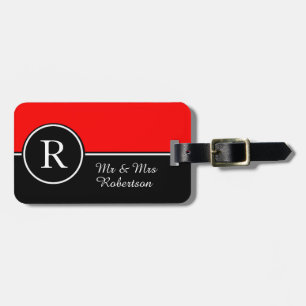 Etiqueta De Bagagem CHIQUE LUGGAGE/BAG TAG_MODERN "Sr. &Mrs" 01