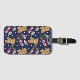 Etiqueta De Bagagem Choo choo train bear Luggage Tag