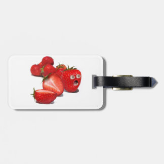 Etiqueta De Bagagem Choque de Morango