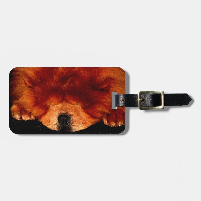 Etiqueta De Bagagem Chow Chow Cd ltcna (Frente Horizontal)