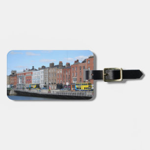 Etiqueta De Bagagem Cidade de Dublin no Liffey