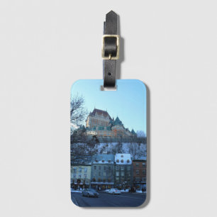Etiqueta De Bagagem Cidade Velha do Quebec, Quebec, Canadá