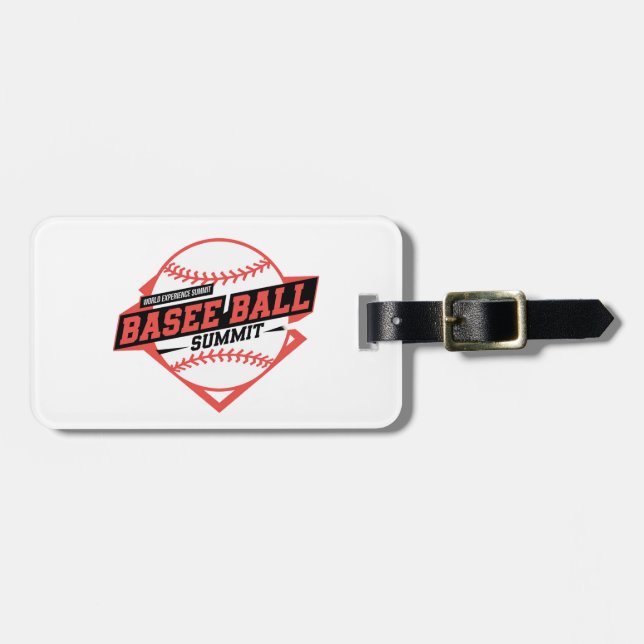 Etiqueta De Bagagem Cimeira do Baseball de 2025 (Frente Horizontal)