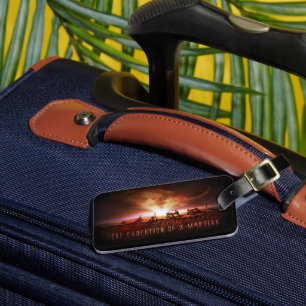 Etiqueta De Bagagem Cinco veículos Mars bem-sucedidos