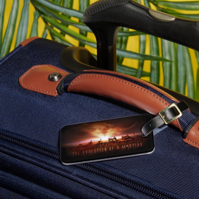 Etiqueta De Bagagem Cinco veículos Mars bem-sucedidos (Frente Insitu 3)