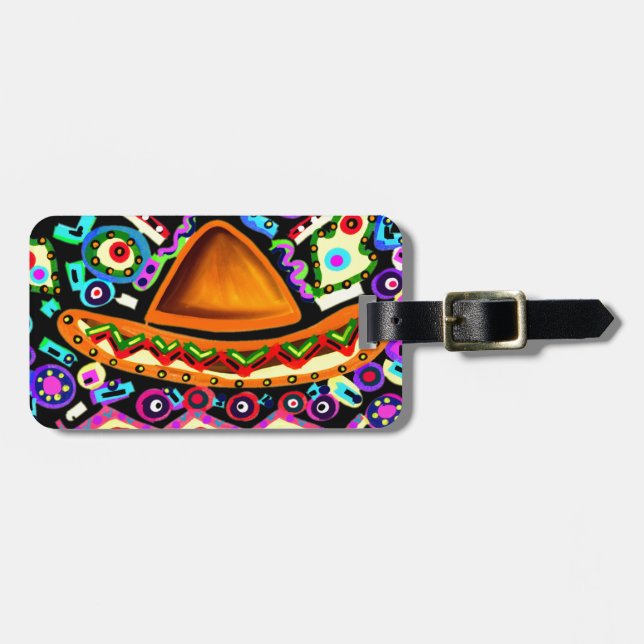ETIQUETA DE BAGAGEM CINO DE MAYO (Frente Horizontal)