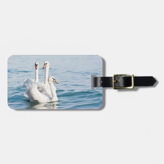 Etiqueta De Bagagem Cisnes (Frente Horizontal)