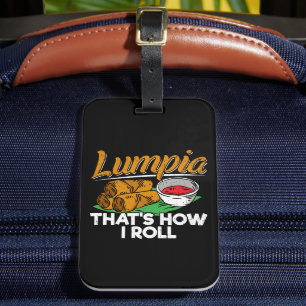 Etiqueta De Bagagem Citação de comida Lumpia Filipino Filipinas