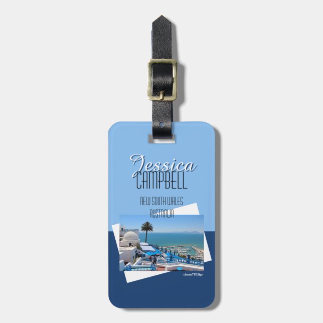 Etiqueta de Bagagem City LT08-0426 (Frente Vertical)