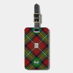 Etiqueta De Bagagem Clan Boyd Tartan