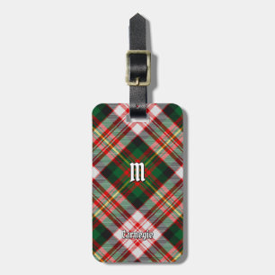 Etiqueta De Bagagem Clan Carnegie Dress Tartan