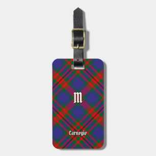 Etiqueta De Bagagem Clan Carnegie Tartan